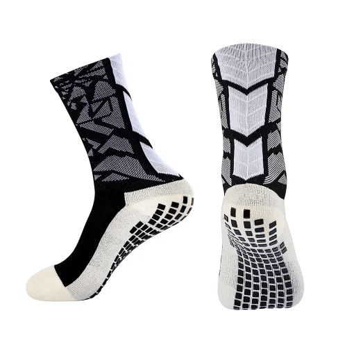 Grip Arrow Sock (Black/White) | SoccerWearhouse