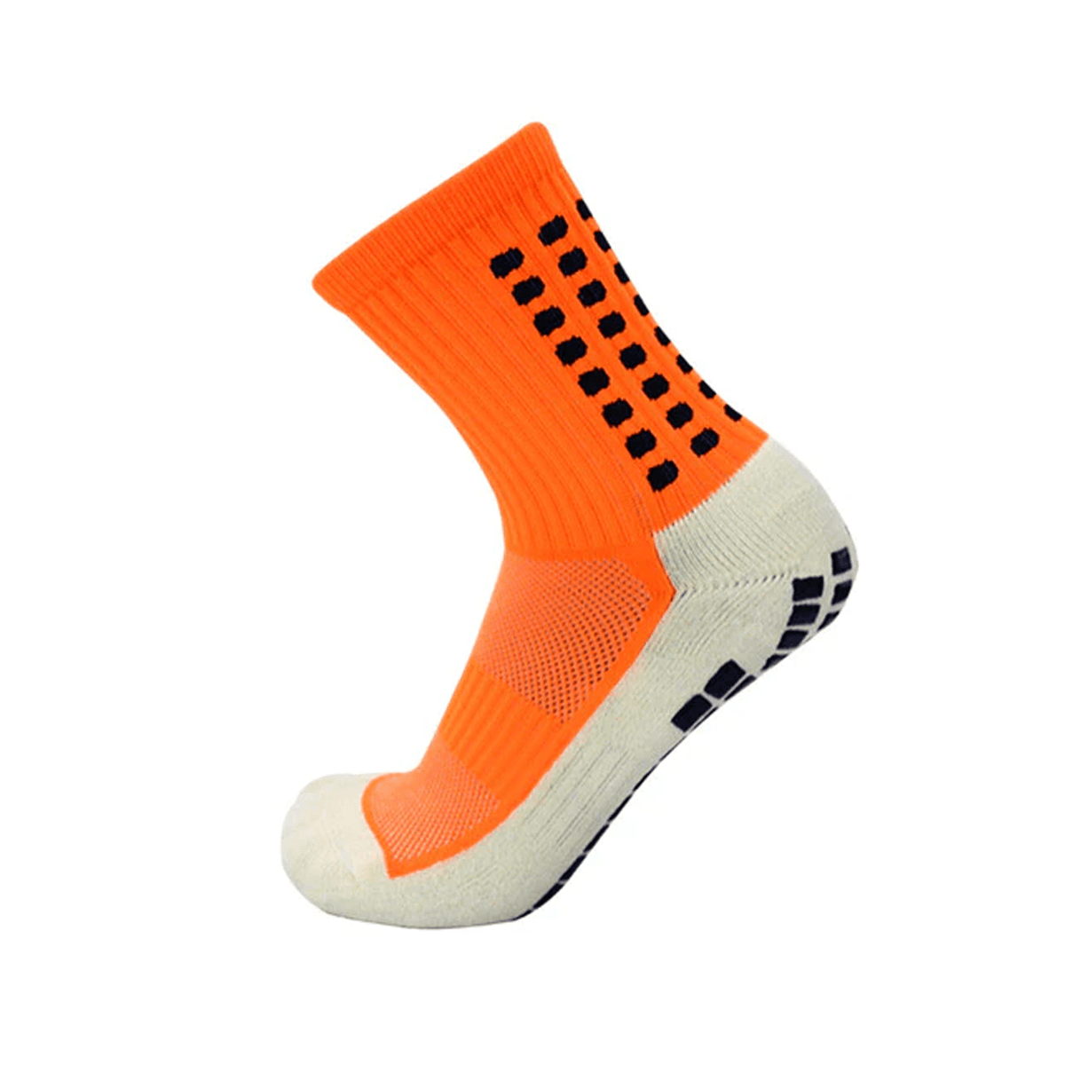 Grip Socks (Orange) | SoccerWearhouse
