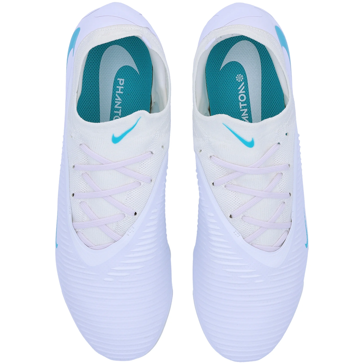 Nike Phantom 6 Low Pro Firm Ground Soccer Cleats (White/Dusty Cactus)