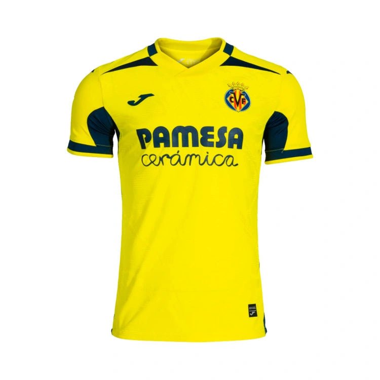 Joma Mens Villarreal Home Jersey w/ La Liga Patch 26/27 (Yellow) | SoccerWearhouse