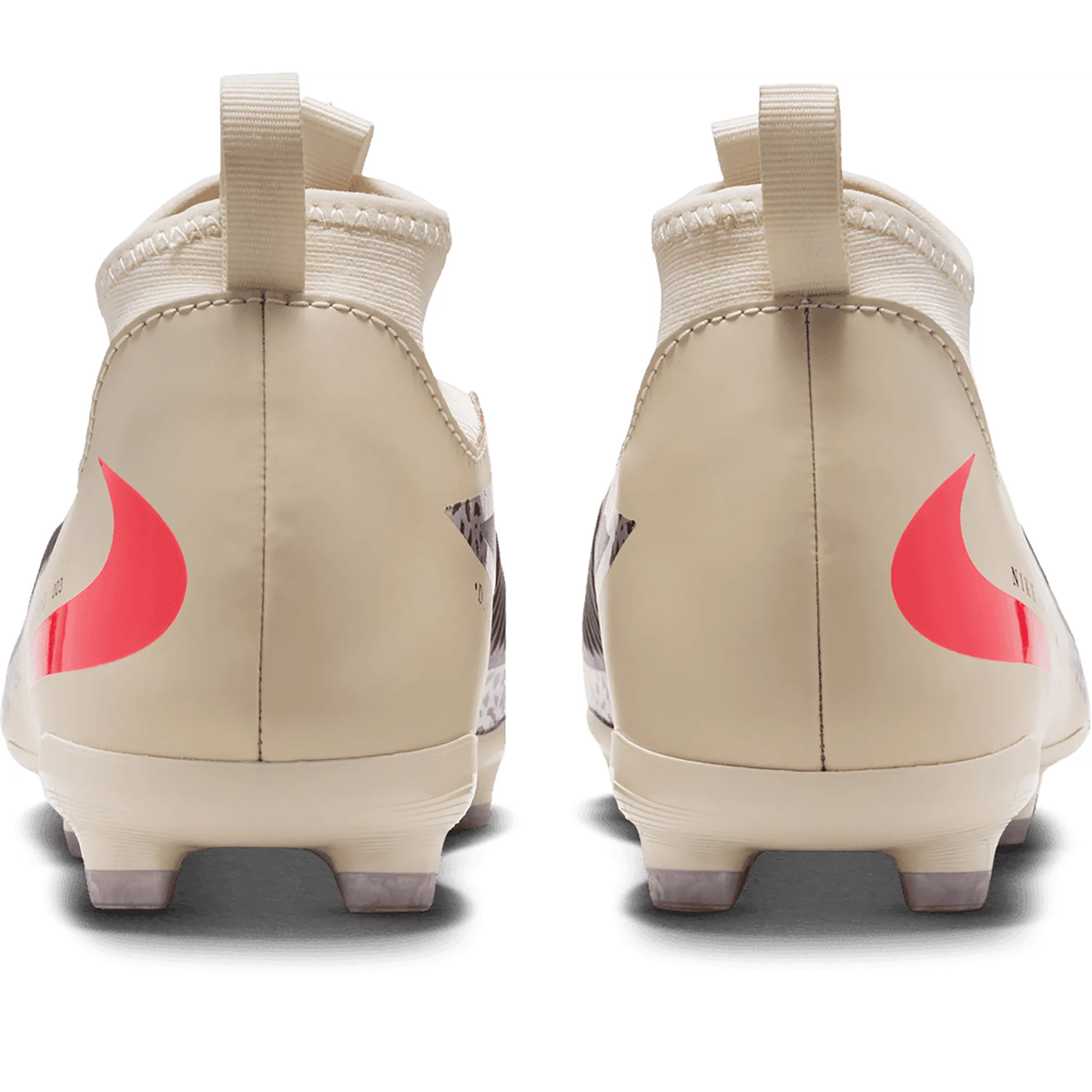 Nike Jr Phantom 6 High AC NU3 FG/MG Soccer Cleats (Burgundy Crimson/University Red)