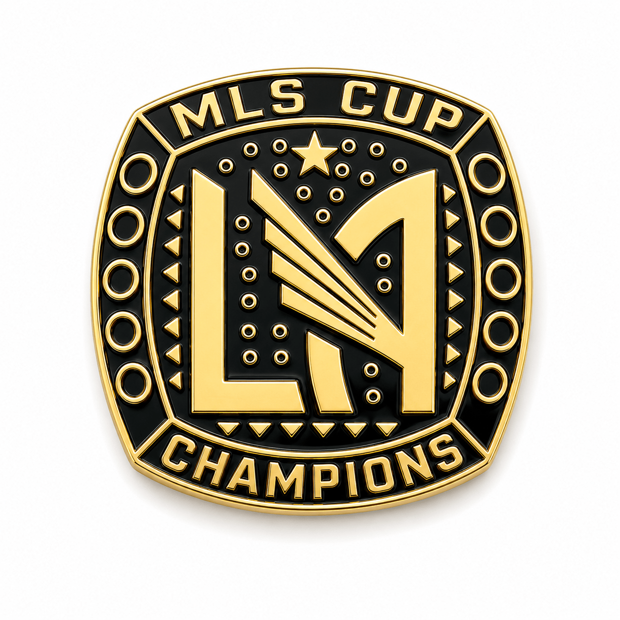 LAFC MLS Cup Champion Gold Enamel Pin | SoccerWearhouse
