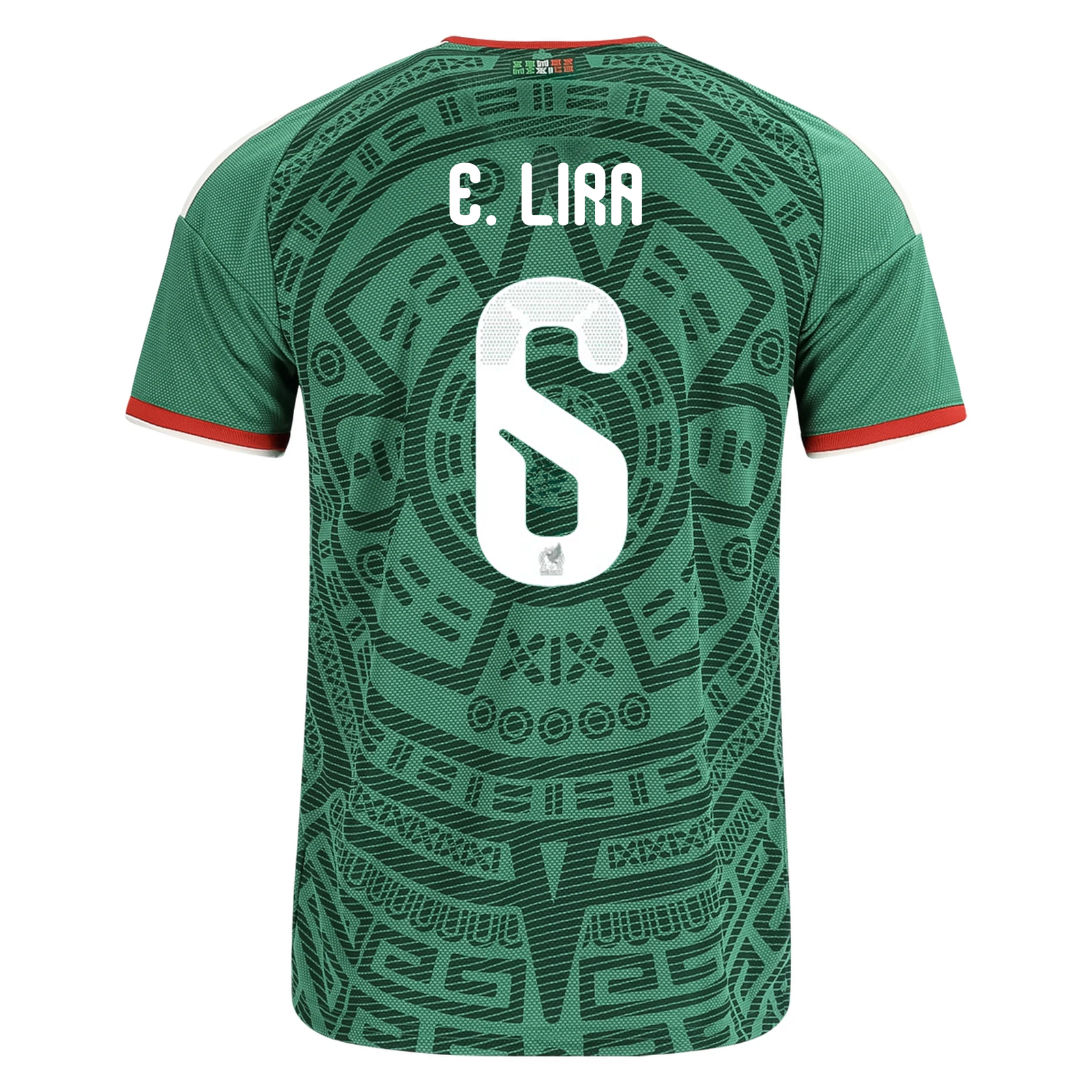 adidas Men's Eric Lira Mexico Home 2026 World Cup Jersey (Bold Green)