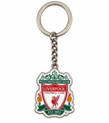 Liverpool FC Double Sided Metal Crest Keychain