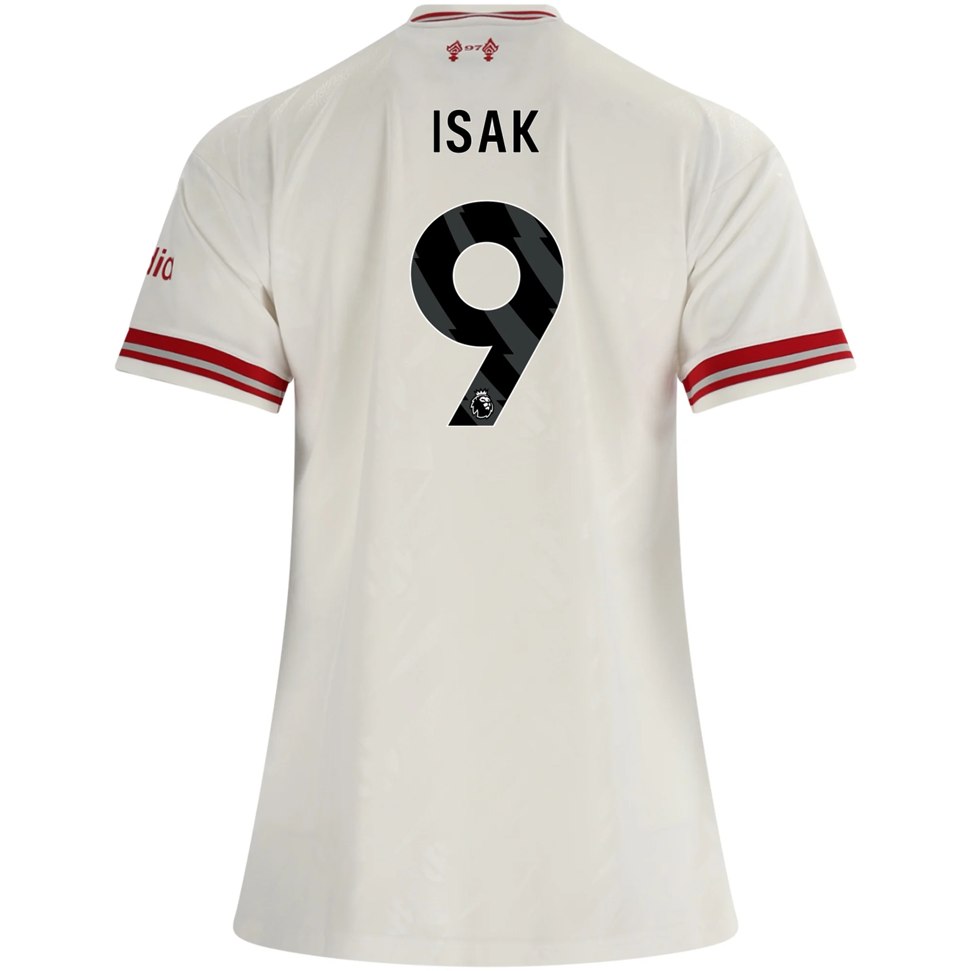 adidas Women’s Liverpool Alexander Isak Away Jersey 26/27 (White/Red)