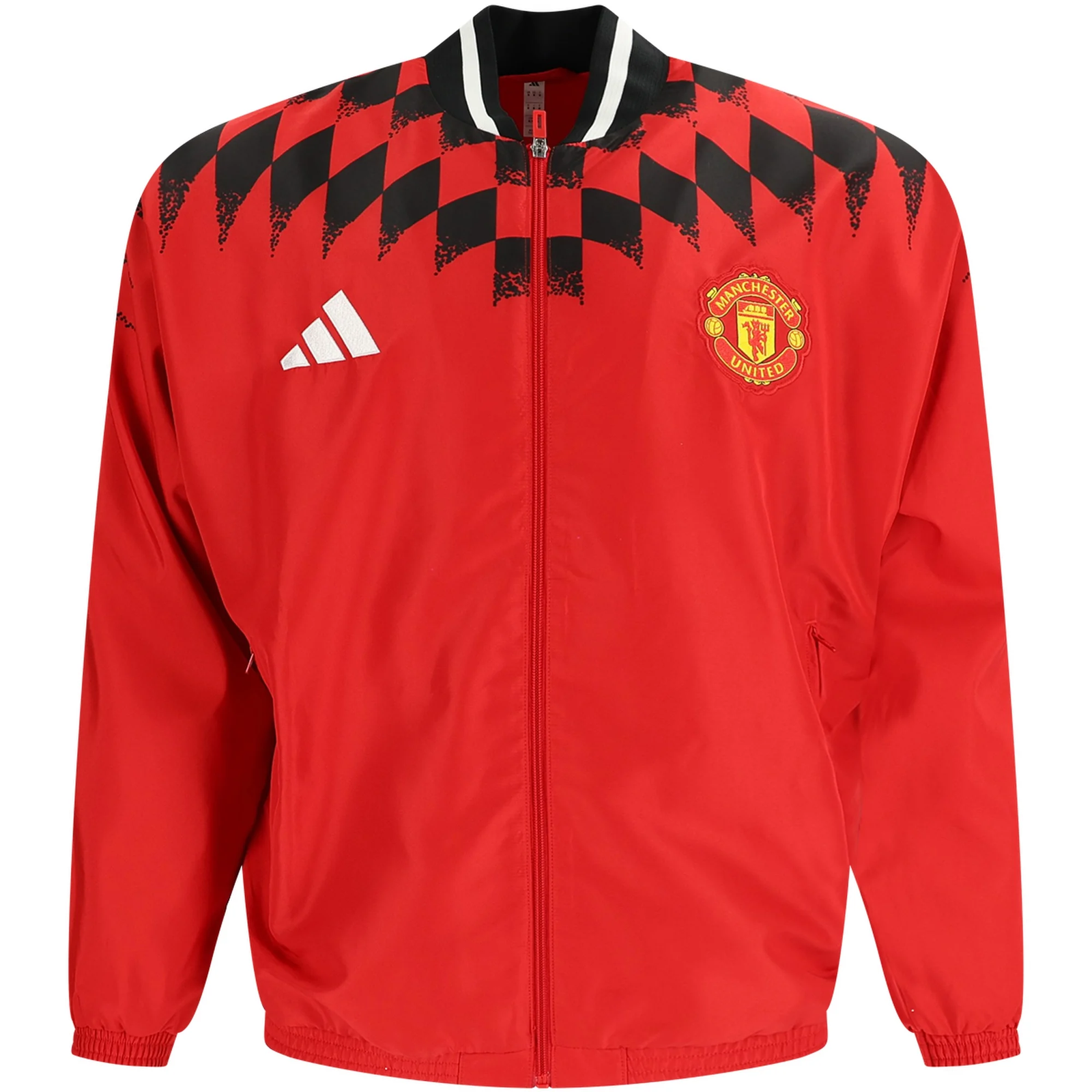 adidas Mens Manchester United Stadium Track Top 26/27 (Red/Black)