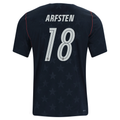 Nike Mens United States Max Arfsten Away Stadium Jersey 2026 (Dark Obsidian/Pure Platinum)