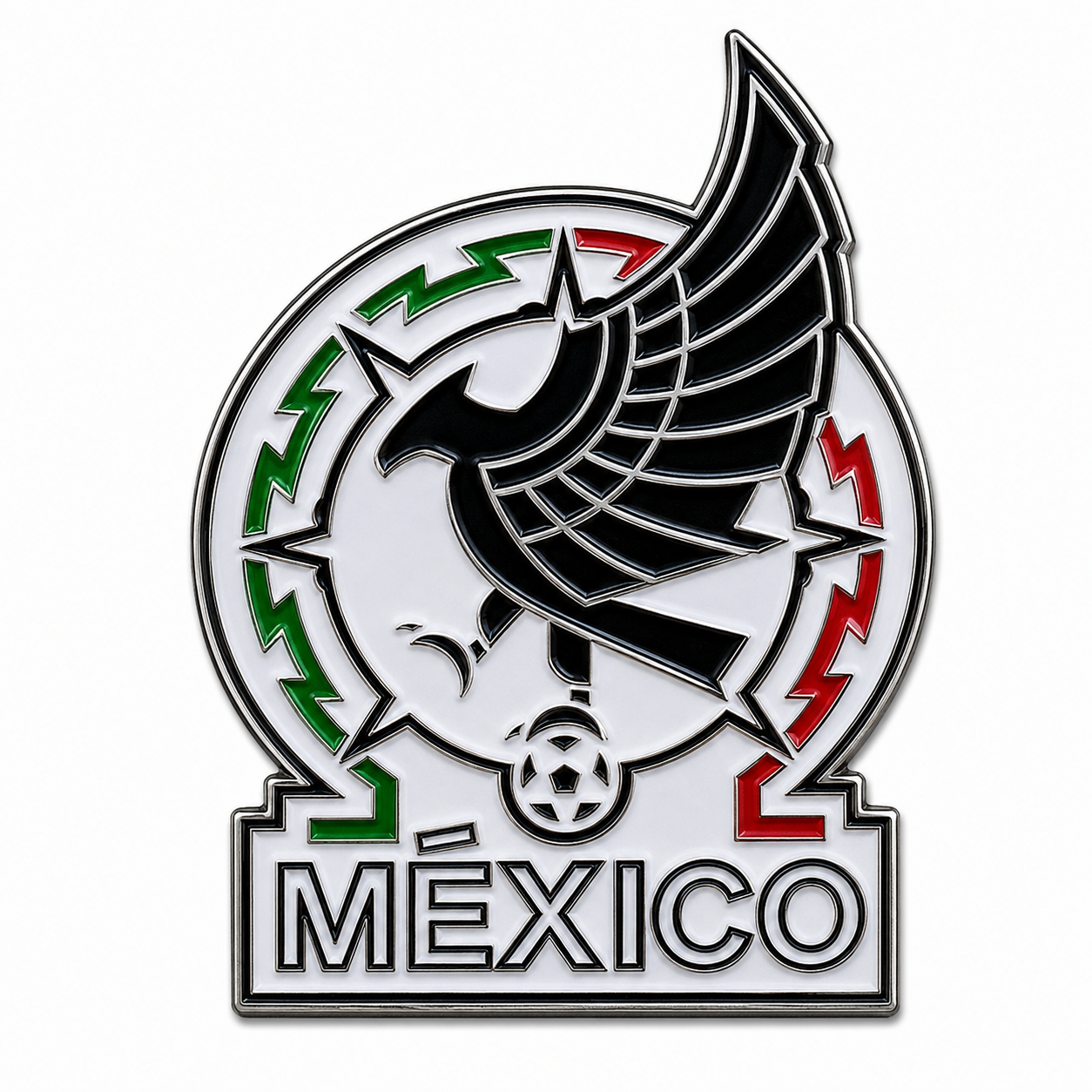 Mexico FMF Soccer Enamel Pin