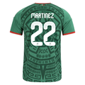 adidas Men's Guillermo Martínez Mexico Home 2026 World Cup Jersey (Bold Green)