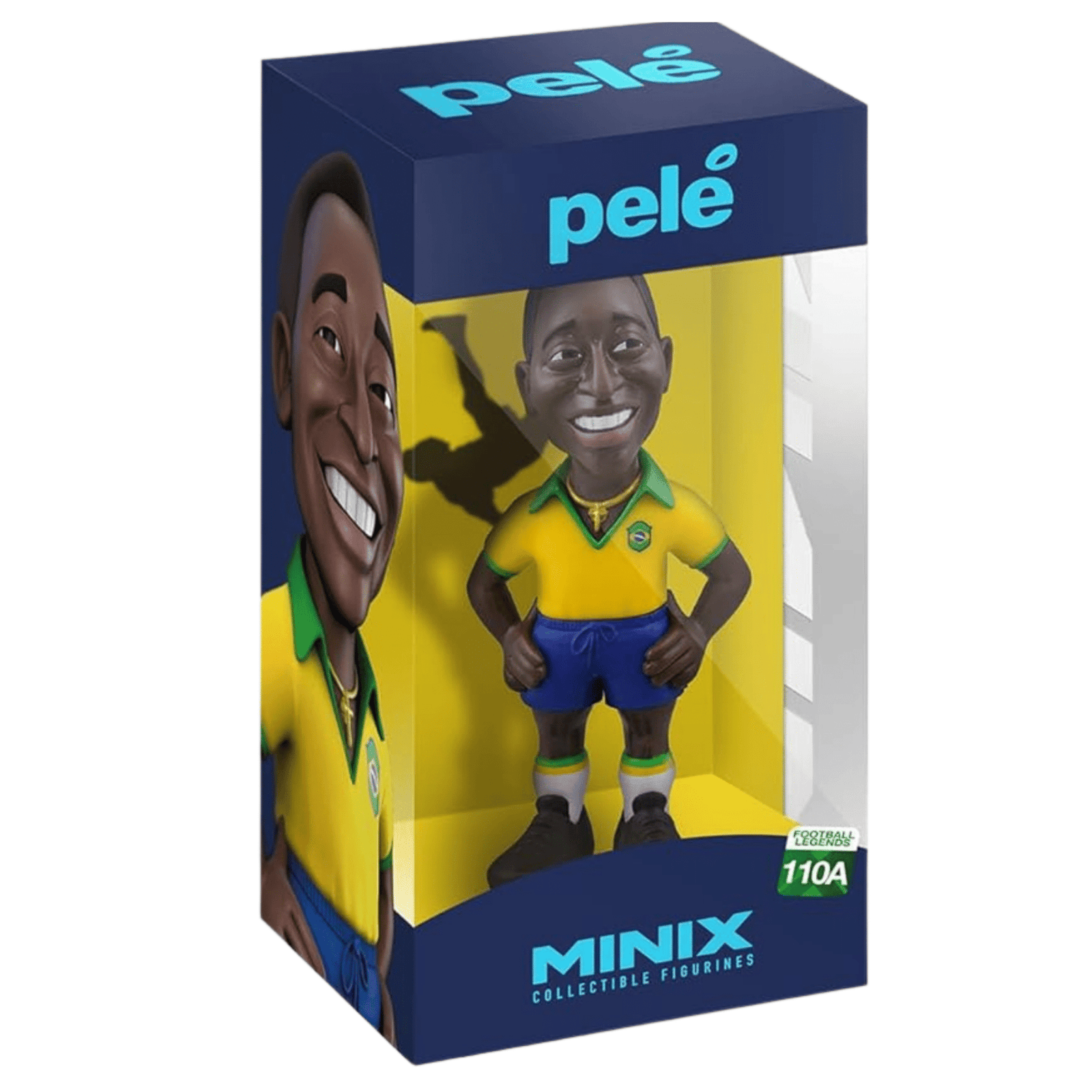 MINIX Brazil Pelé (2) Figure (Yellow) | SoccerWearhouse