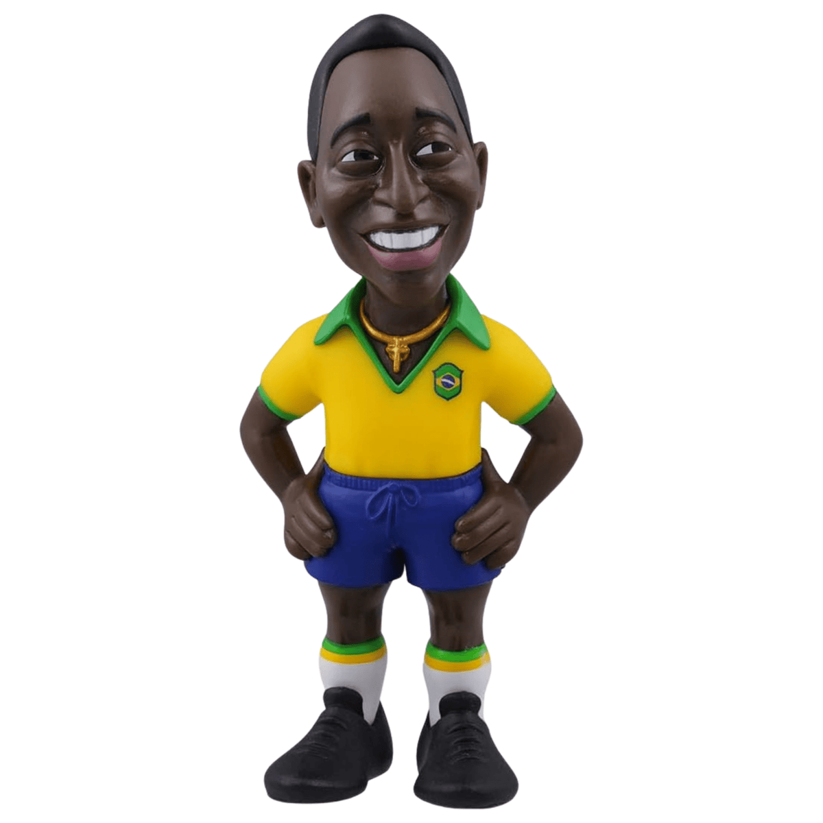 MINIX Brazil Pelé Crown Collectible Figure (Yellow) | SoccerWearhouse