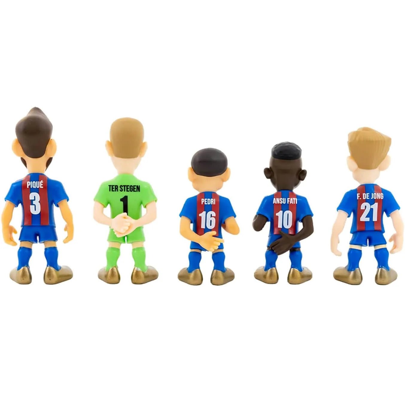 Minix FC Barcelona 5 Pack Figurines (Navy) | SoccerWearhouse
