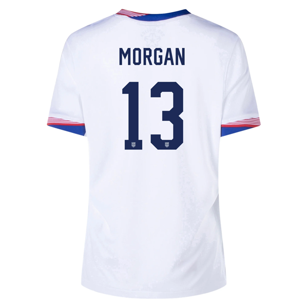 Nike Womens United States Alex Morgan Home Jersey 24/25 (White)
