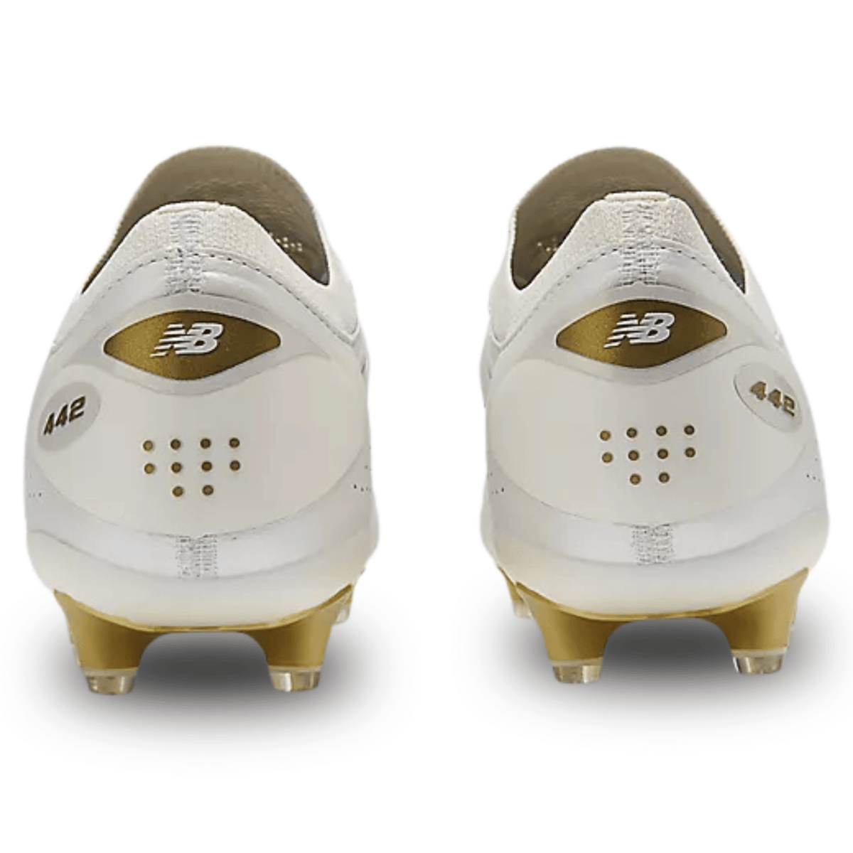 New Balance 442 Elite Knit FG V3 First Edition Soccer Cleats (White/Brown) | SoccerWearhouse