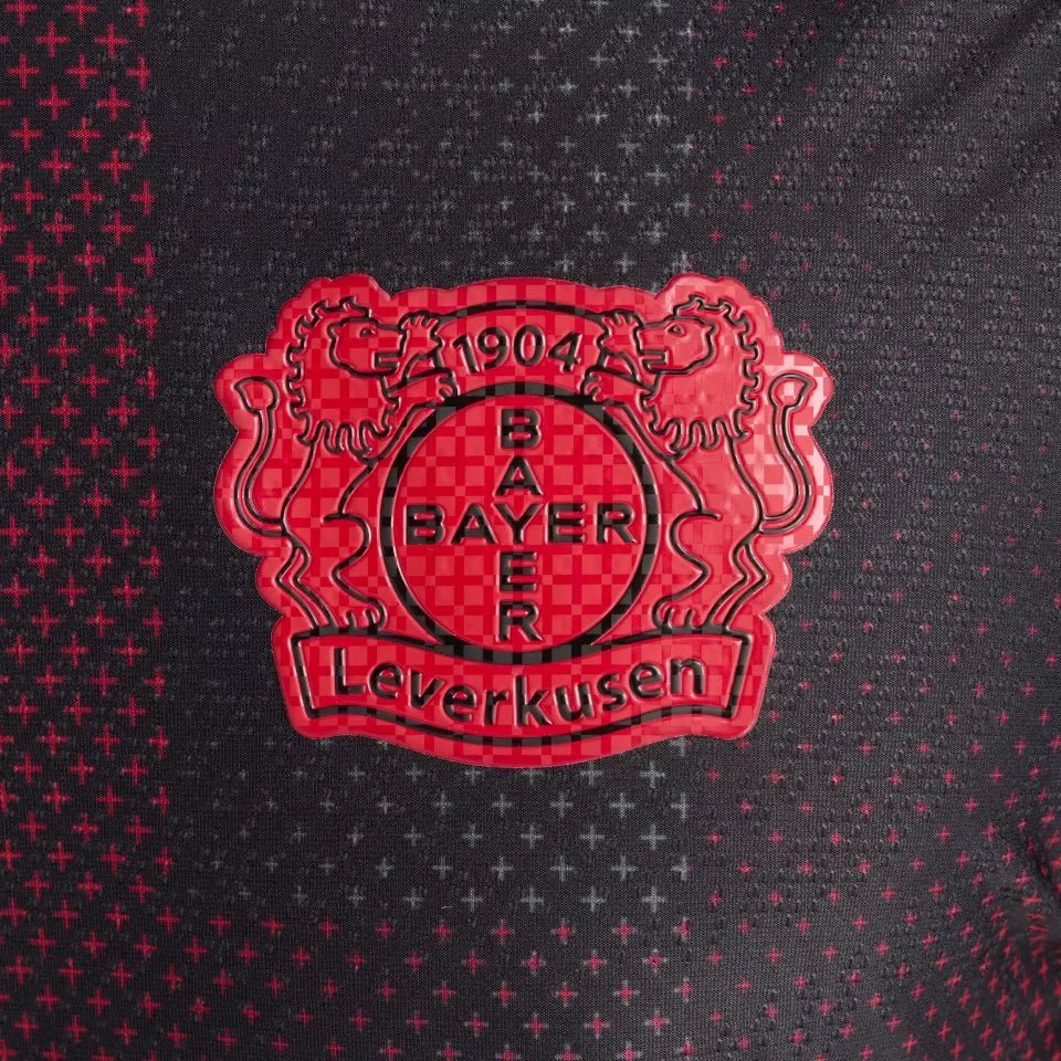 New Balance Men's Bayer Leverkusen 25/26 Authentic Elite Home Jersey (Black/Red) | SoccerWearhouse