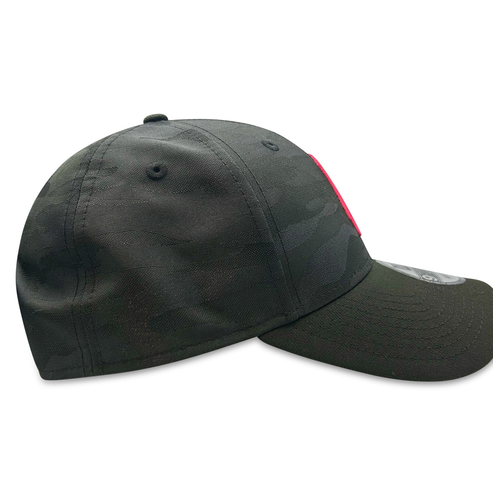 New Era Atlas 9FORTY Adjustable Hat (Black Camo/Pink) | SoccerWearhouse