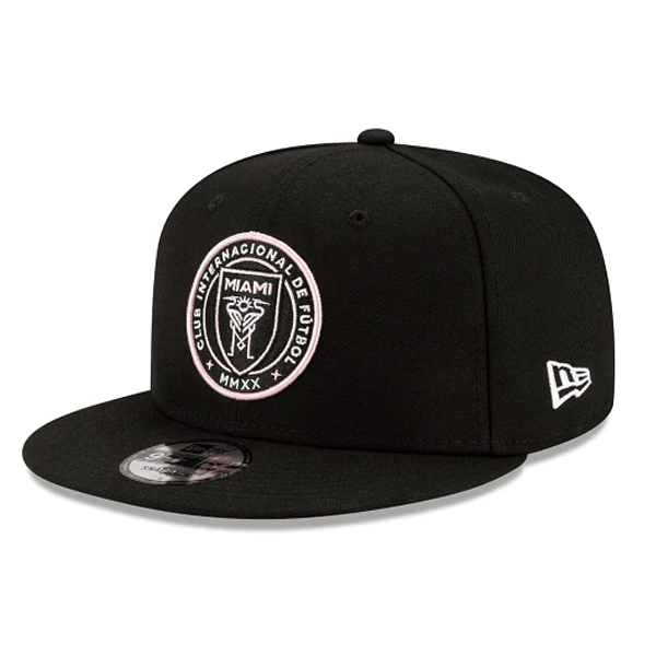 New Era Inter Miami 9Fifity Snapback Hat (Black) | SoccerWearhouse