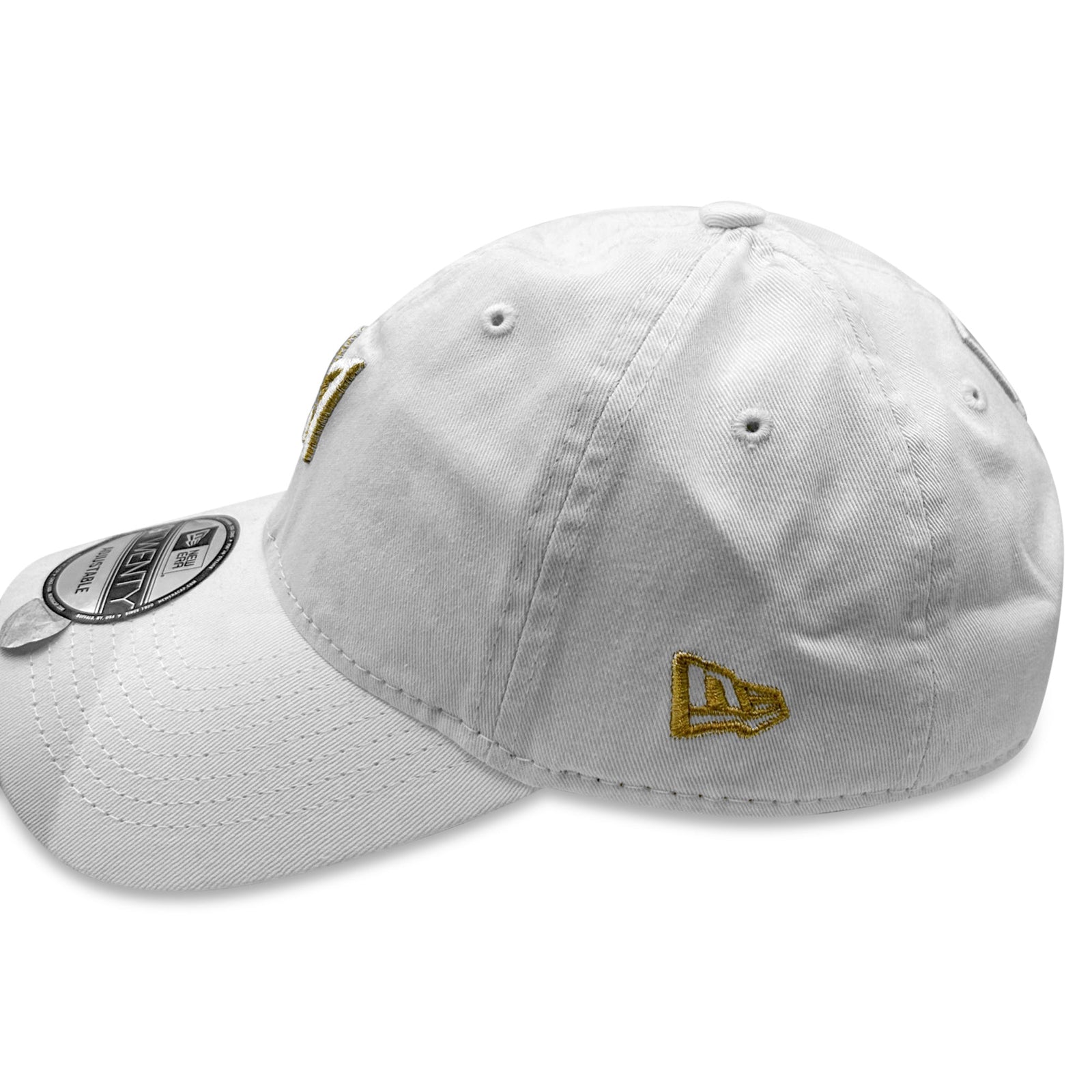 New Era LAFC Icon Cap Hat (White/Gold) | SoccerWearhouse