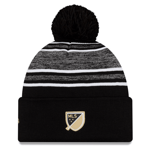 New Era LAFC Pom Beanie (Black/Grey) | SoccerWearhouse