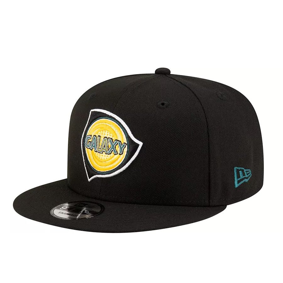 New Era Los Angeles LA Galaxy 9Fifty Third Jersey Hook Third Adjustable Hat (Black) | SoccerWearhouse