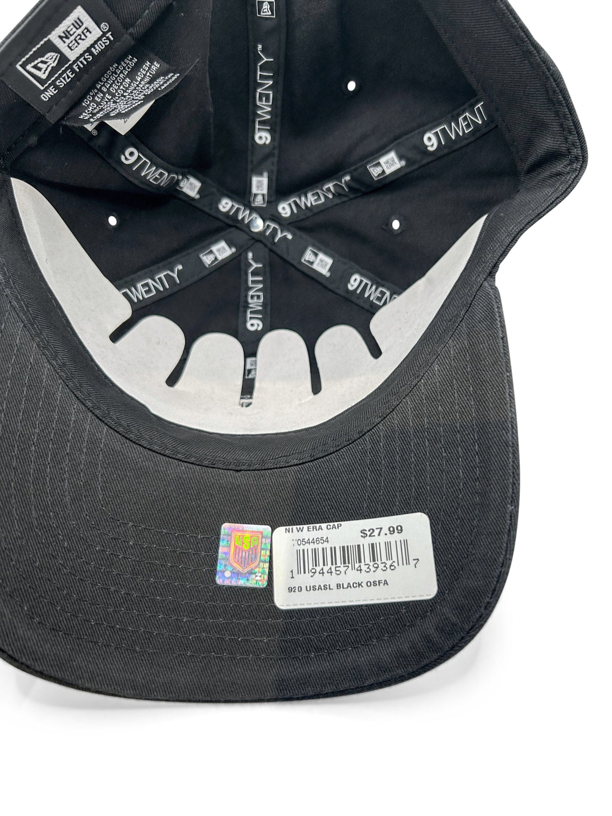 New Era United States 9Twenty Adjustable Hat (Black) | SoccerWearhouse