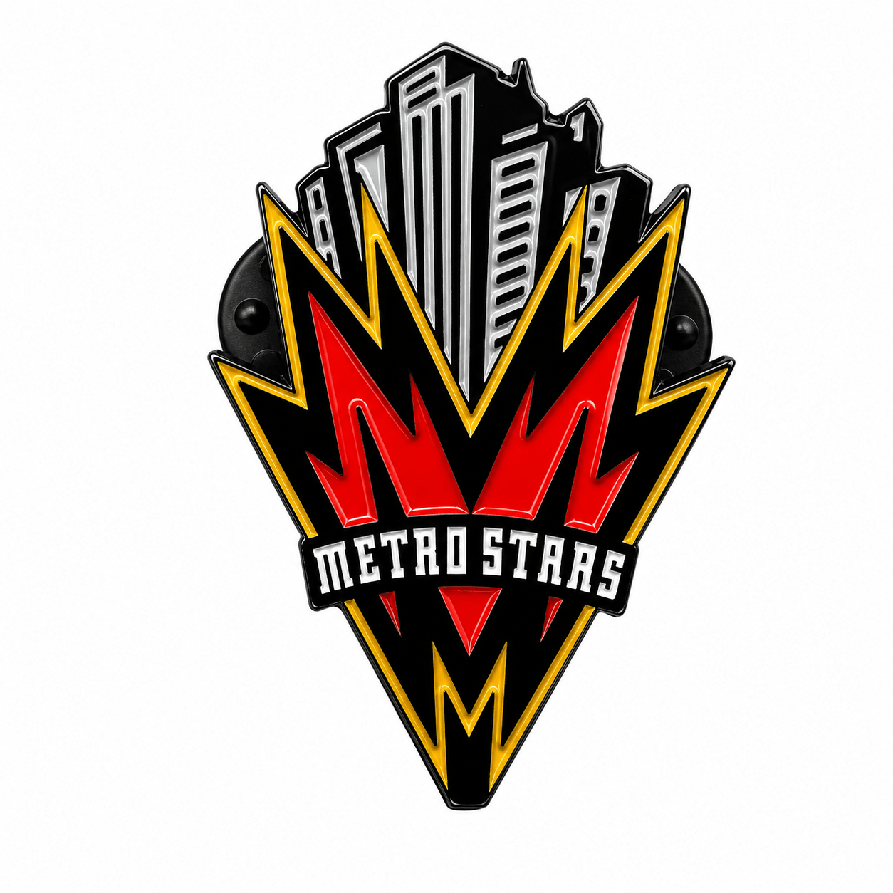 New York New Jersey Metro Stars Retro Enamel Pin | SoccerWearhouse