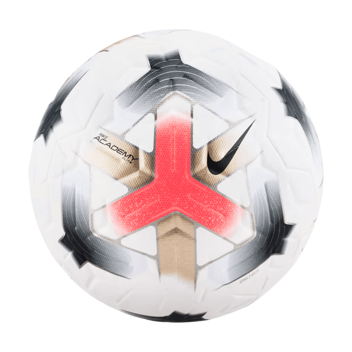 Nike Academy Elite Ball Soccer Ball (White/Bright Crimson/Black) | SoccerWearhouse