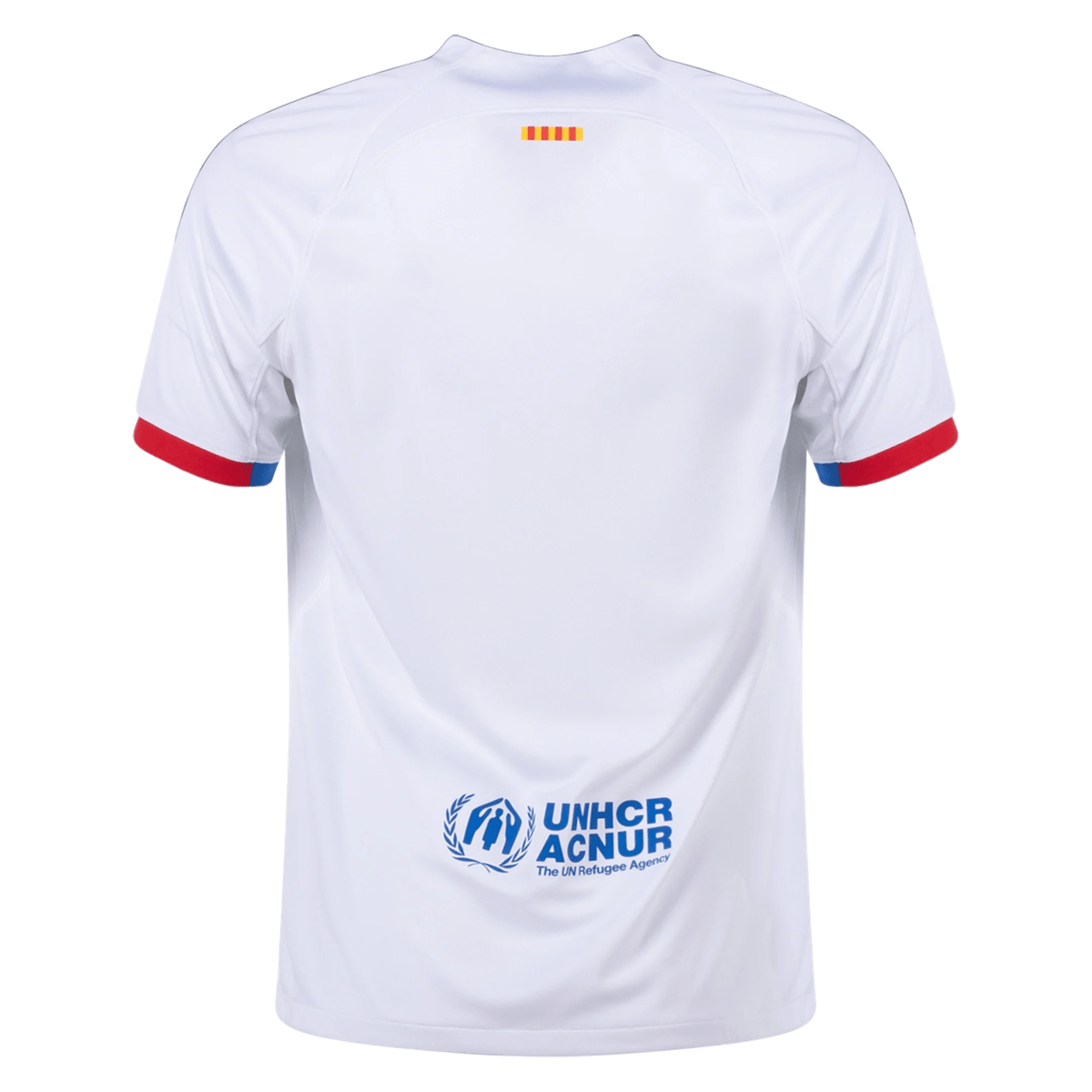Nike Barcelona Away Jersey 23/24 (White/Royal Blue) | SoccerWearhouse