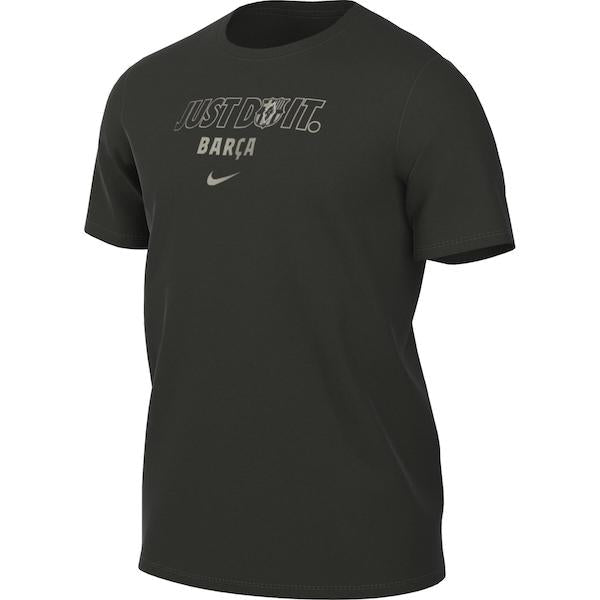 Nike Barcelona Just Do It T-Shirt (Olive Green) | SoccerWearhouse