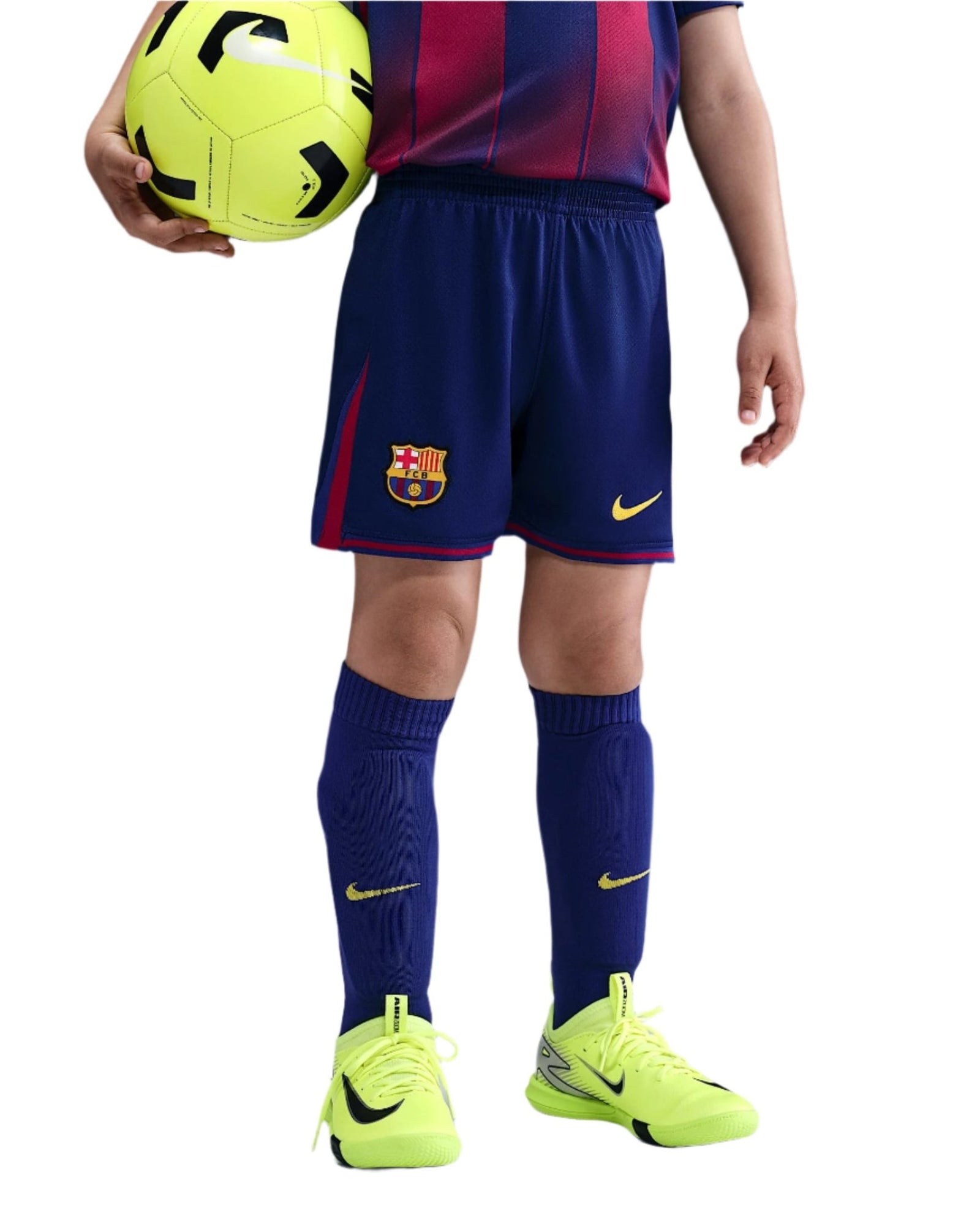 Nike Barcelona Little Kids 3 - Piece Home Kit 25/26 (Deep Royal Blue/Midwest Gold) | SoccerWearhouse