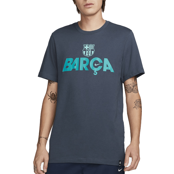 Nike Barcelona T-Shirt 23/24 (Thunder Blue) | SoccerWearhouse