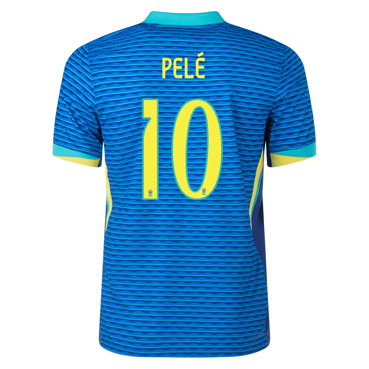 Nike Brazil Authentic Pele Away Jersey 24/25 Soar/Dynamic Yellow) | SoccerWearhouse