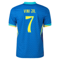 Nike Brazil Authentic Vini Jr. Away Jersey 24/25 Soar/Dynamic Yellow)