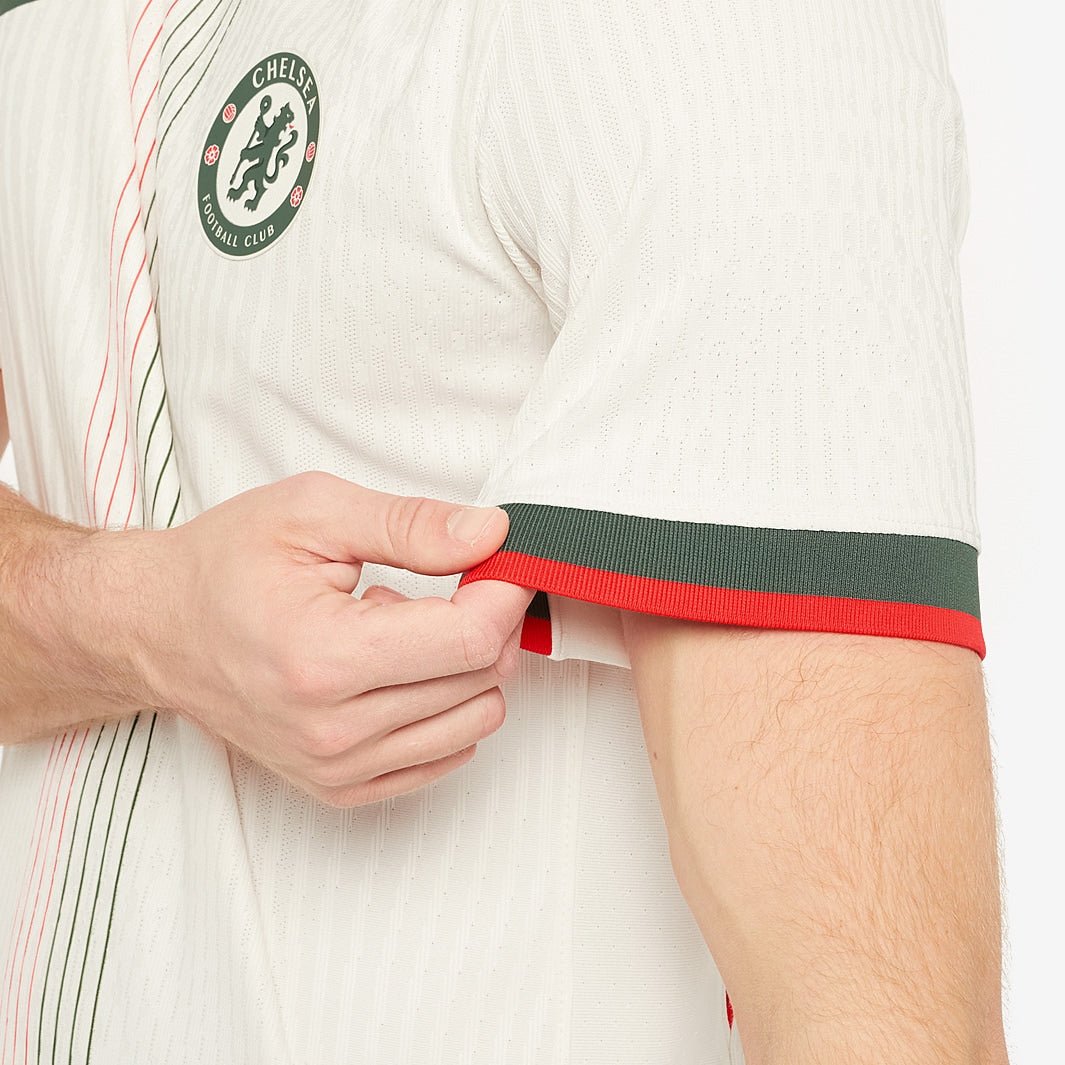 Nike Chelsea Authentic Away Jersey w/ Club World Cup Patches 25/26 (Phantom/Speed Red/Galactic Jade) | SoccerWearhouse