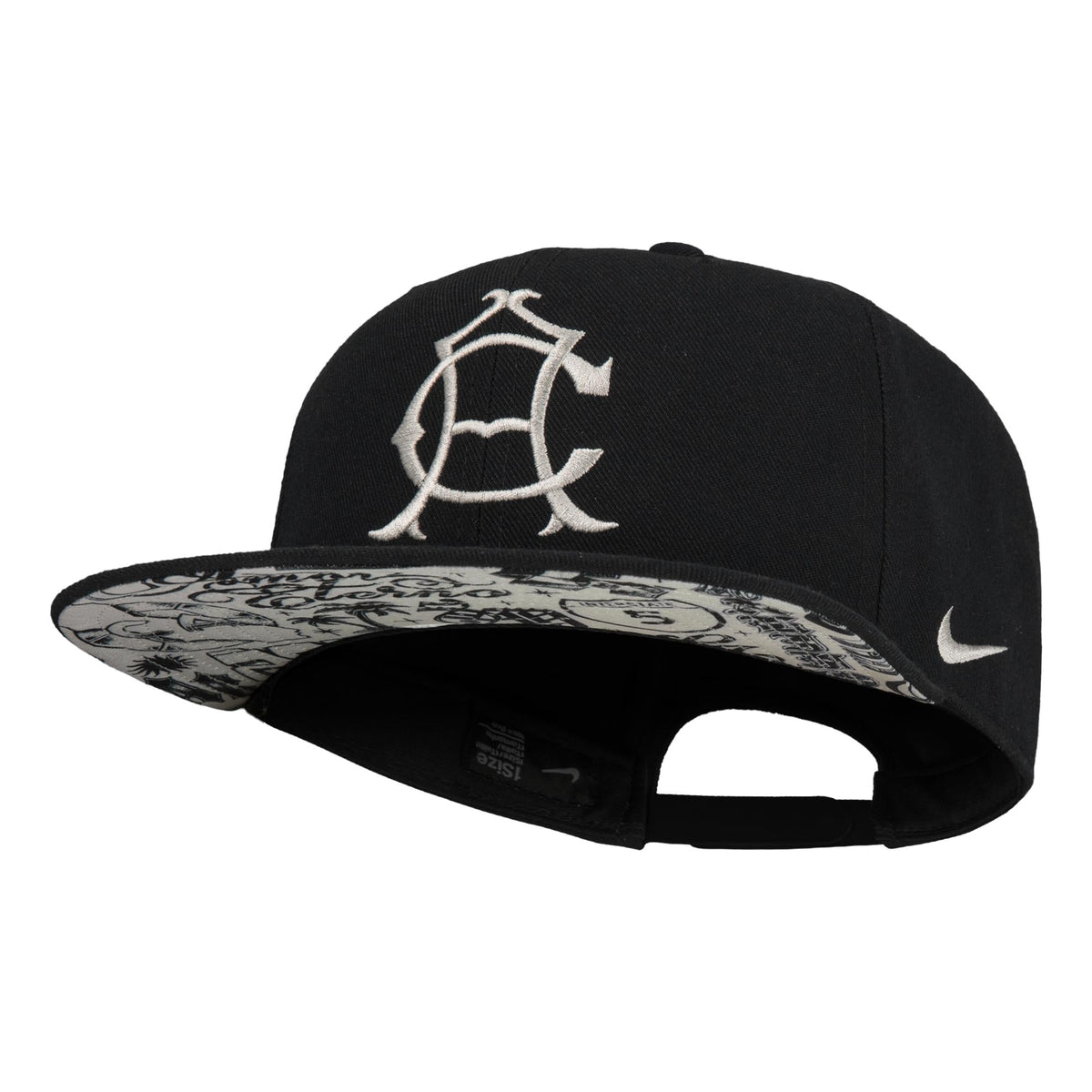 Nike Club America 24/25 Pro Flatbill Adjustable Hat (Black) | SoccerWearhouse