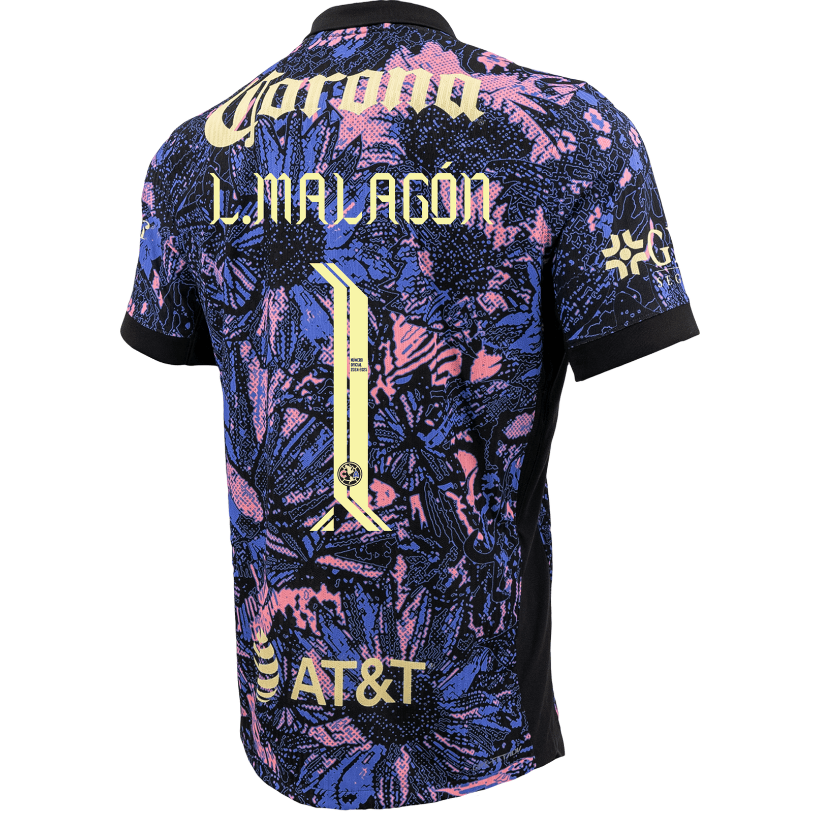 Nike Club America Authentic Luis Malagón Third Jersey 24/25 (Purple) | SoccerWearhouse