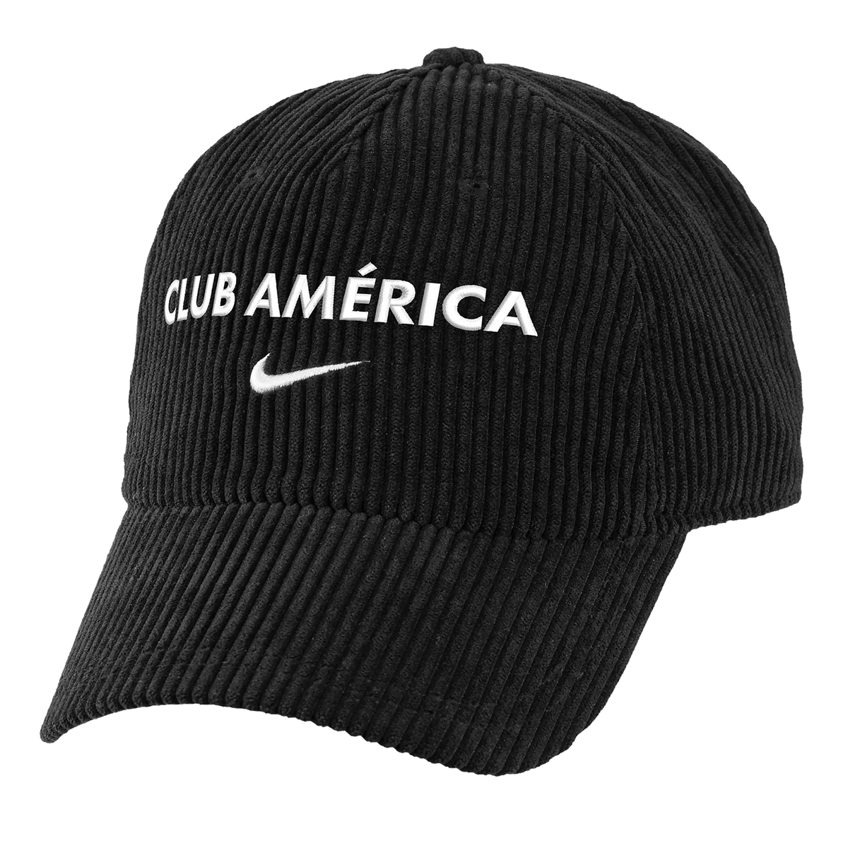 Nike Club America Corduroy Hat 24/25 (Black) | SoccerWearhouse