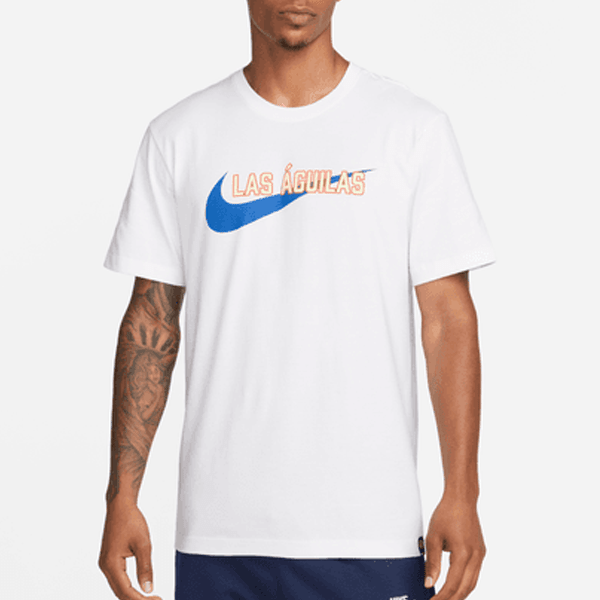 Nike Club America Swoosh T-Shirt (White) | SoccerWearhouse