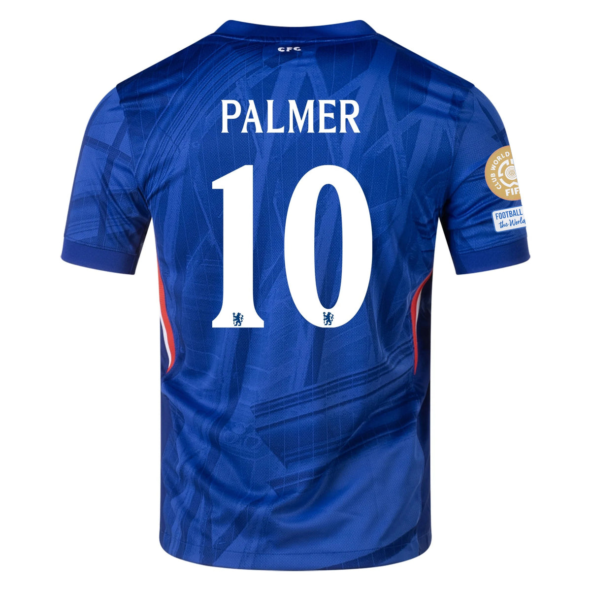 Nike Cole Palmer Chelsea Home Jersey w/ Club World Cup Champion Patches 25/26 (Rush Blue/White/Speed Red) | SoccerWearhouse
