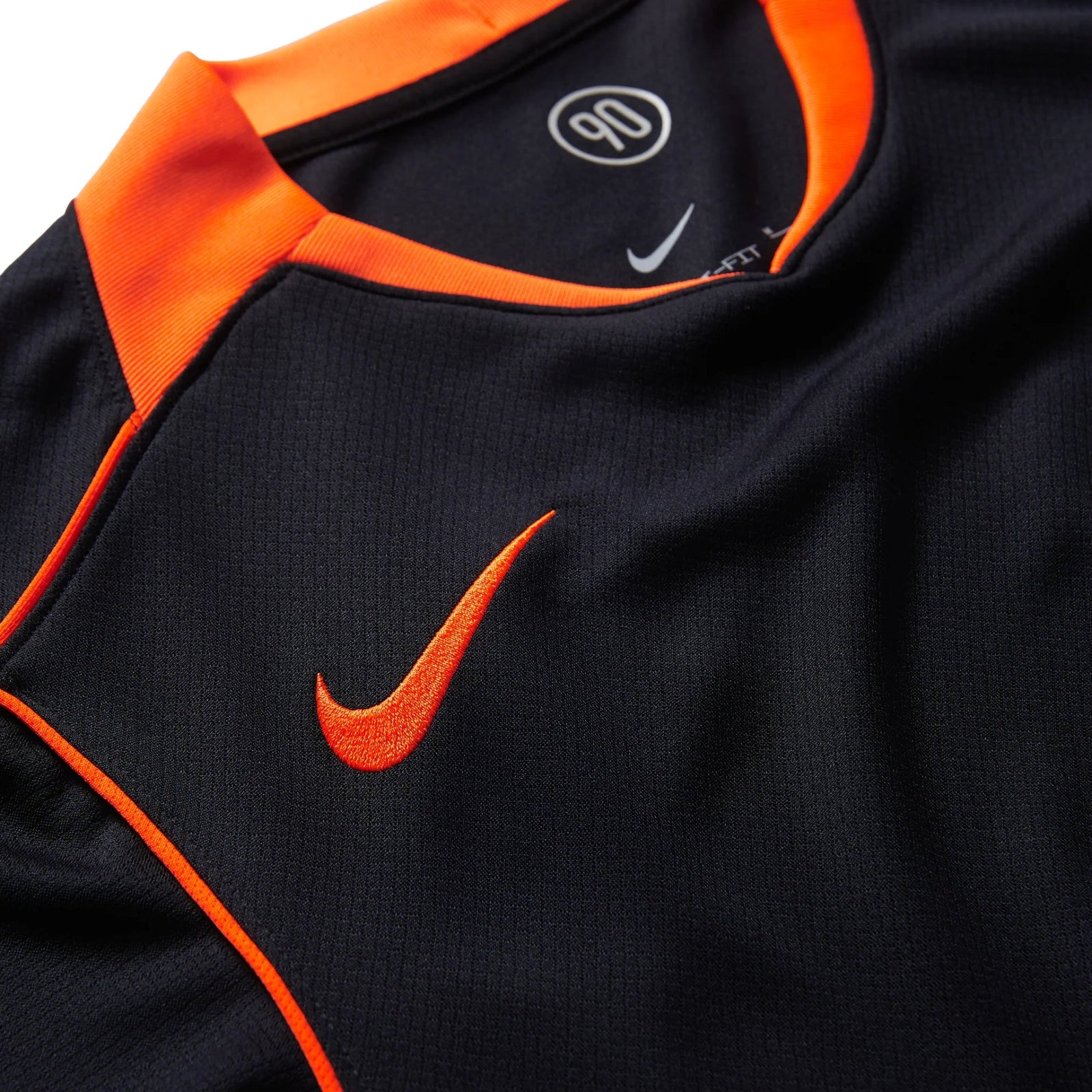 Nike Corinthians 25/26 T90 Third Jersey (Black/Total Orange) | SoccerWearhouse
