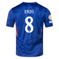 Nike Enzo Fernandez Chelsea Home Jersey w/ Club World Cup Champion Patches 25/26 (Rush Blue/White/Speed Red)