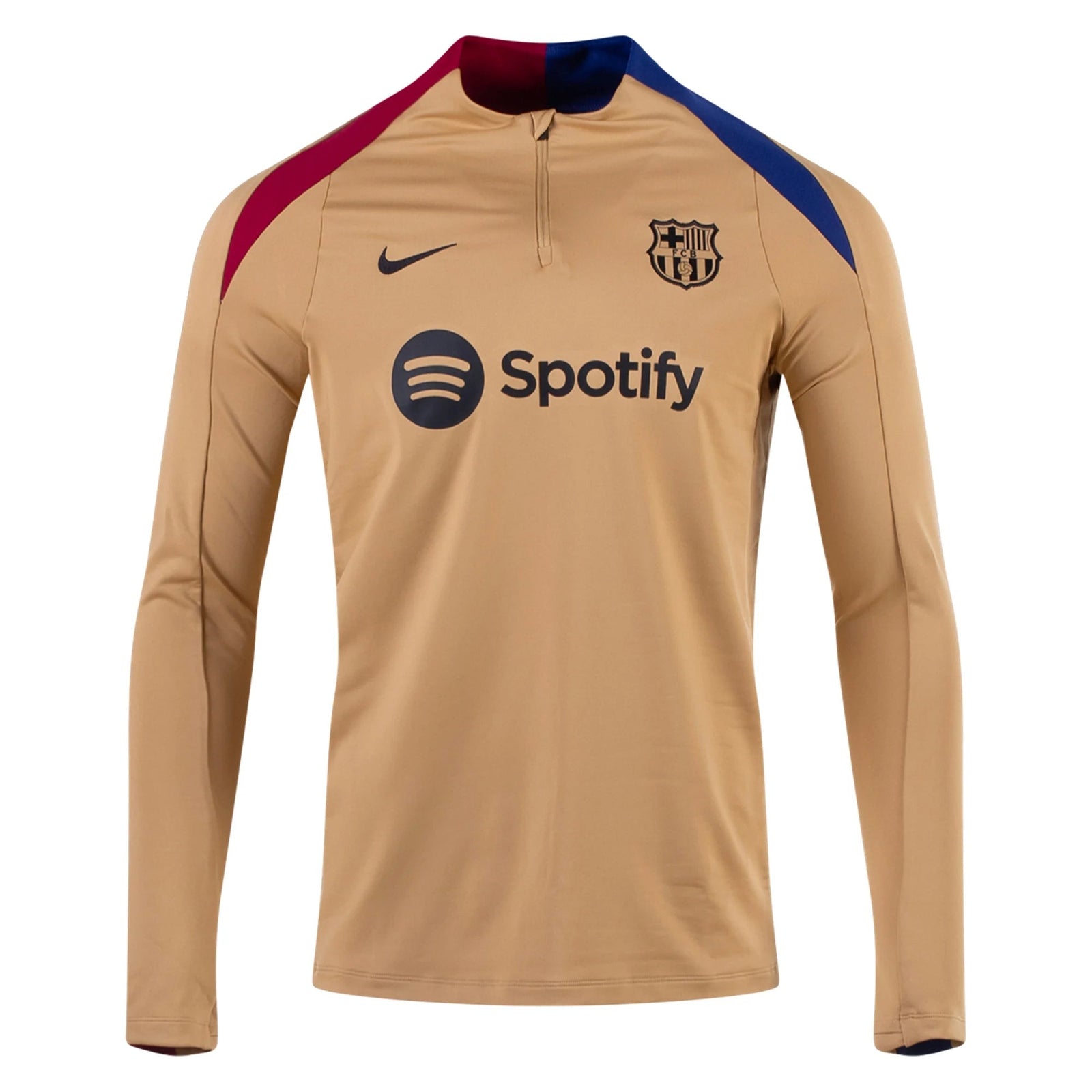 Nike FC Barcelona Strike Drill Top Jacket (Gold/Red/Black) | SoccerWearhouse