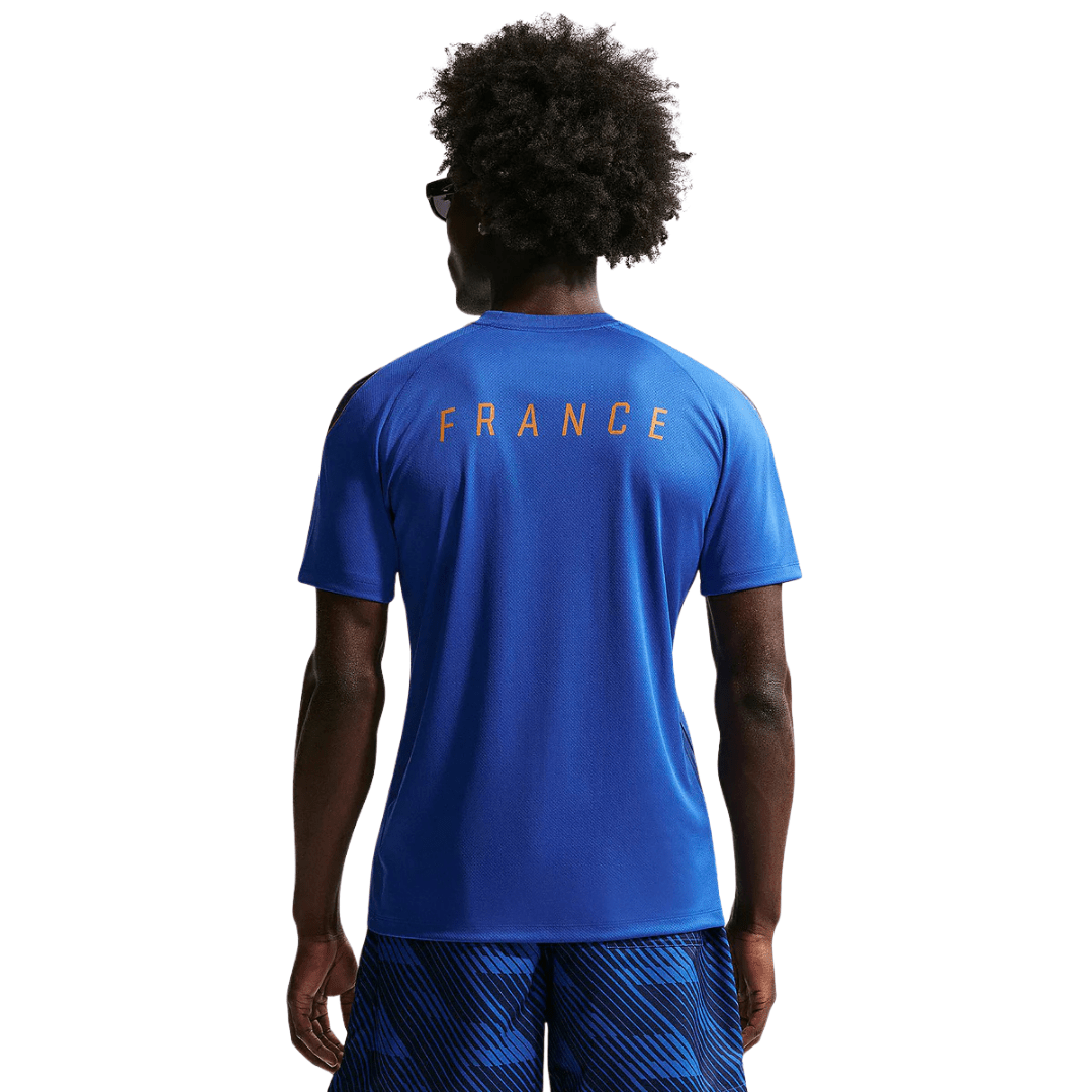 Nike France Strike Gameday Jersey 2026 (Game Royal/Metallic Copper) | SoccerWearhouse