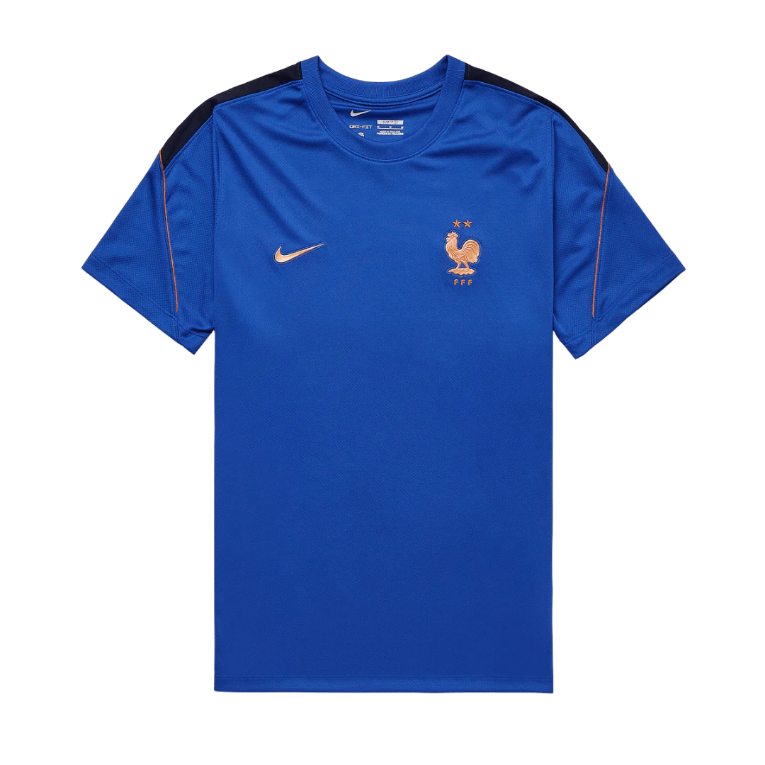 Nike France Strike Gameday Jersey 2026 (Game Royal/Metallic Copper) | SoccerWearhouse