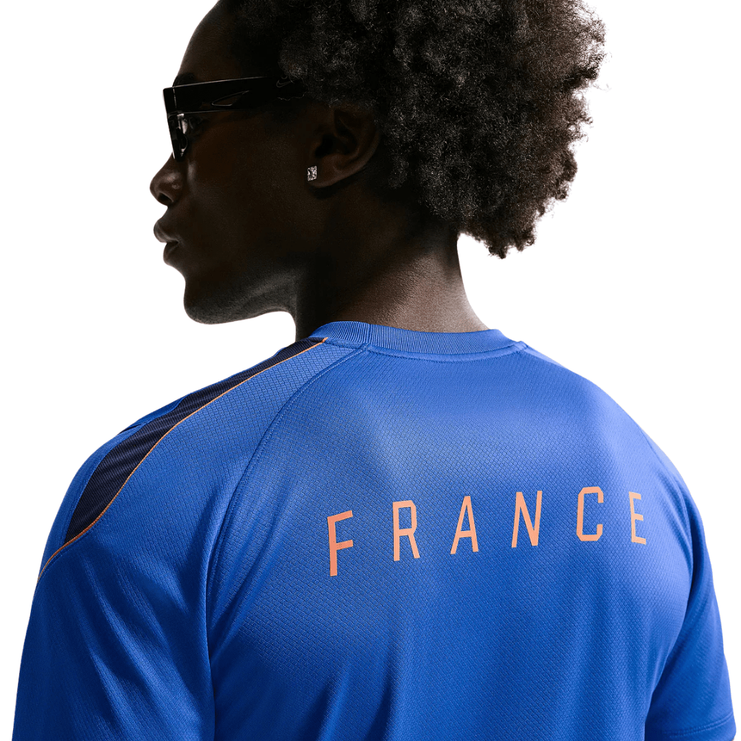 Nike France Strike Gameday Jersey 2026 (Game Royal/Metallic Copper) | SoccerWearhouse