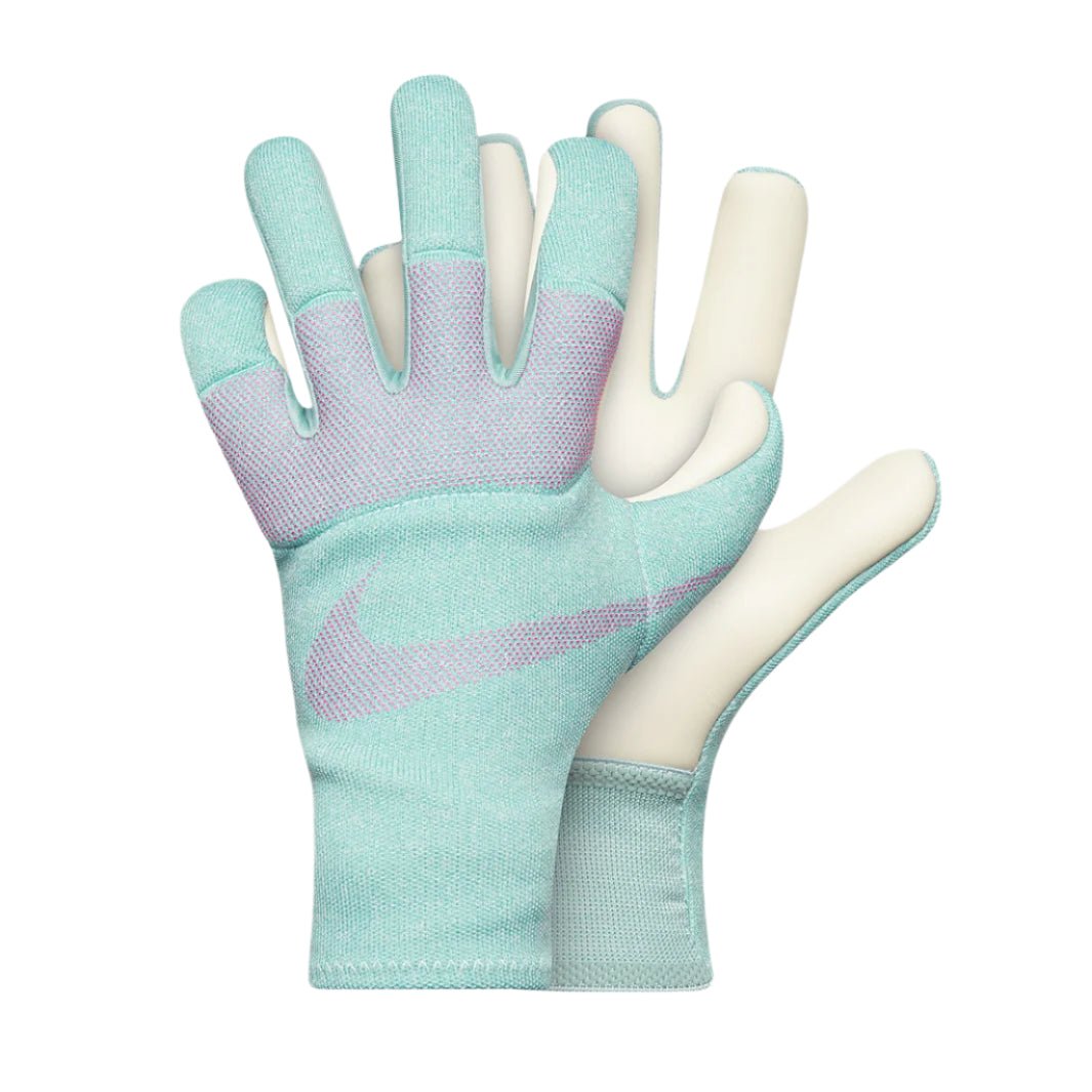 Nike GK Dynamic Fit Goalkeeper Gloves (Ocean Cube/Pink Blast/Aurora Green) | SoccerWearhouse