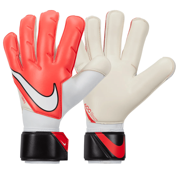 Nike Goalkeeper Vapor Grip 3 Glove (Bright Crimson/White) | SoccerWearhouse