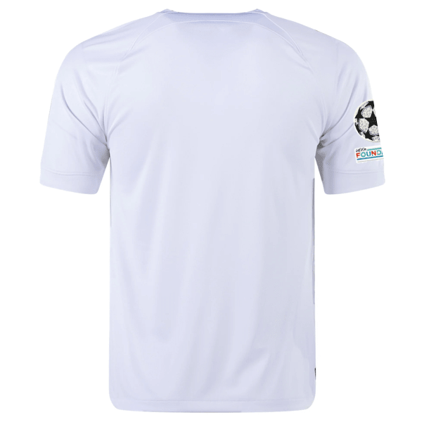 Nike Inter Milan Away Jersey w/ Champions League + Copa Italia Patches 23/24 (White/Lyon Blue) | SoccerWearhouse