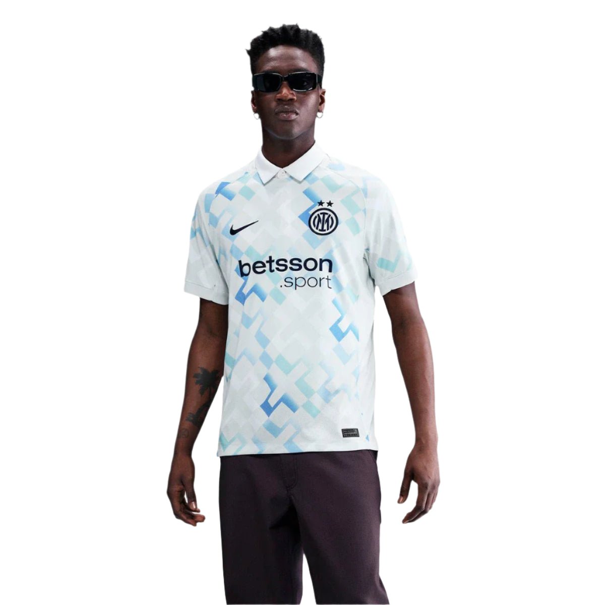 Nike Inter Milan Away Jersey w/ Club World Cup Patches 25/26 (Ghost Aqua/White/Blue Void) | SoccerWearhouse