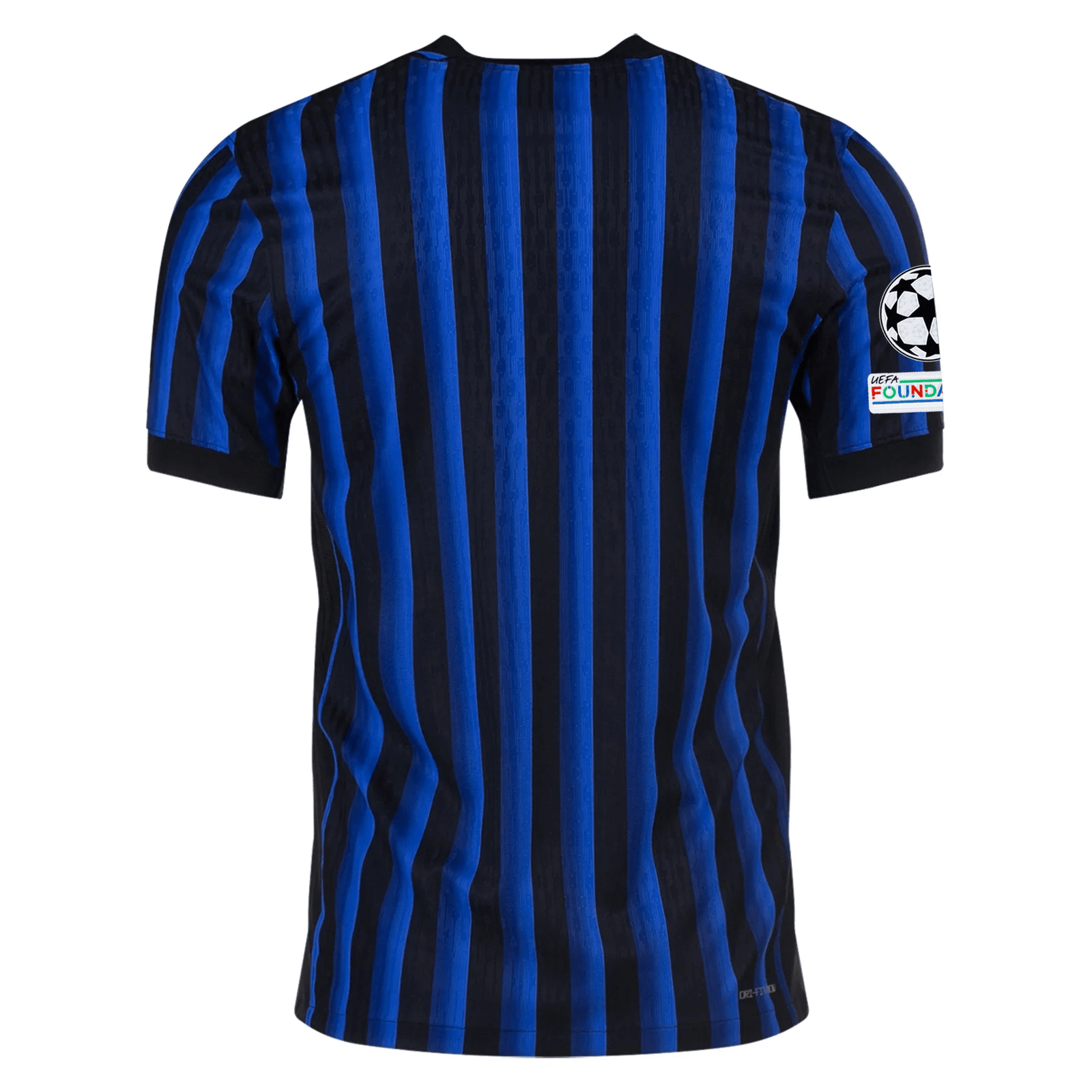 Nike Inter Milan Home Jersey w/ Champions League Patches 25/26 (Lyon Blue/Black/Chlorine Blue) | SoccerWearhouse